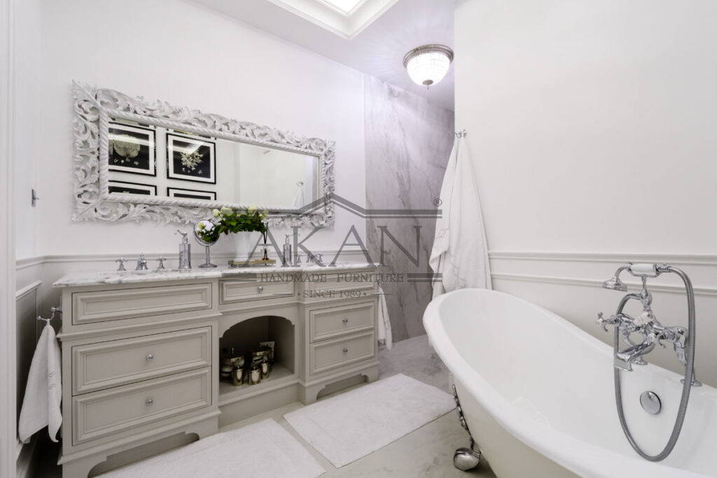 Drewniane meble do łazienki